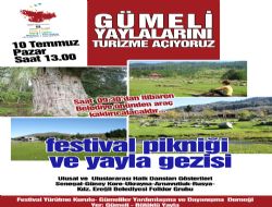 FESTİVALİN 3. GÜNÜ GÜMELİDE FESTİVAL PİKNİĞİ